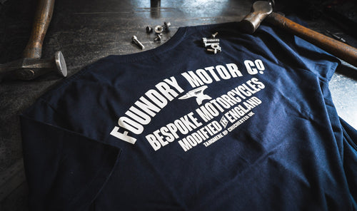 Foundry Motor Co T-shirt - Navy