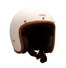 Hedon Hedonist open face motorcycle helmet Staple White matt White